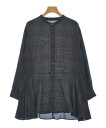INDIVI インディヴィブラウス レディース 38(M位) 紫x紺(チェック)【中古】【古着】