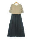 UNTITLED アンタイトルワンピース レディース 3(L位) カーキx黒【中古】【古着】