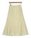 NATURAL BEAUTY BASIC ナチュラルビューティーベーシックロング・マキシ丈スカート レディース M 緑系(レース)【中古】【古着】