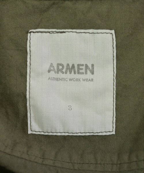 ARMEN アーメンシャツワンピース レディース 3(L位) カーキ【中古】【古着】