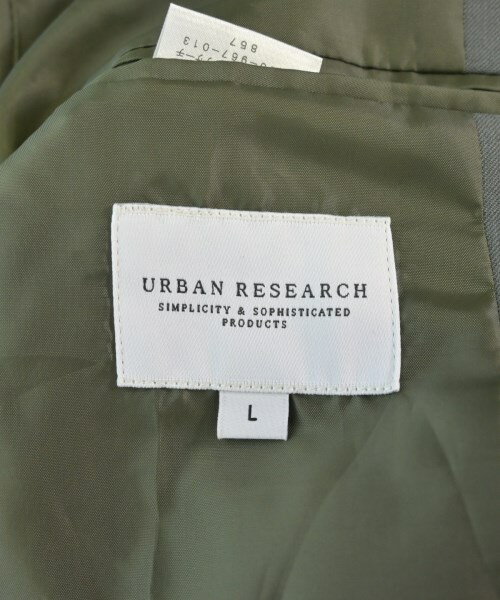 URBAN RESEARCH アーバンリサーチカジュアルジャケット メンズ L グレー【中古】【古着】