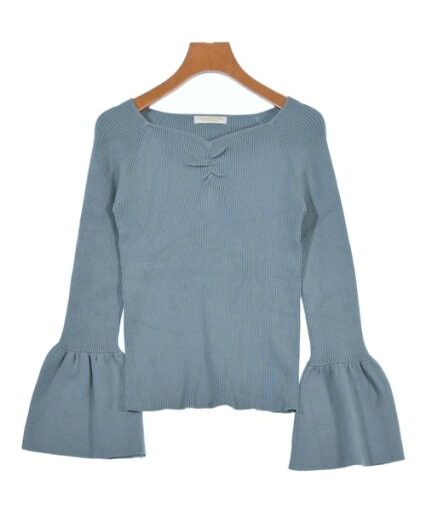 PROPORTION BODY DRESSING プロポーションボディードレッシングニット・セーター レディース M 水色系【中古】【古着】 PROPORTION BODY DRESSING プロポーションボディードレッシングニット・セーター レディース M 水色系【中古】【古着】
