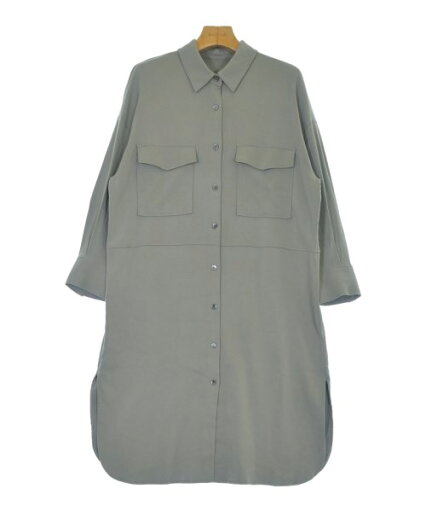 theory luxe セオリーリュクスシャツワンピース レディース 38(M位) グレー【中古】【古着】 theory luxe セオリーリュクスシャツワンピース レディース 38(M位) グレー【中古】【古着】