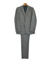 Aba house アバハウスビジネス メンズ 1(S位) グレーx白(ストライプ)【中古】【古着】