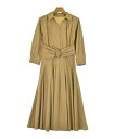 JUSGLITTY ジャスグリッティシャツワンピース レディース 0(XS位) キャメル【中古】【古着】