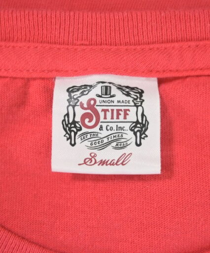STIFF スティッフTシャツ・カットソー メンズ S 赤【中古】【古着】
