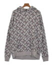 TOMMY JEANS トミージーンズパーカー メンズ XL グレーx赤x白(総柄)【中古】【古着】