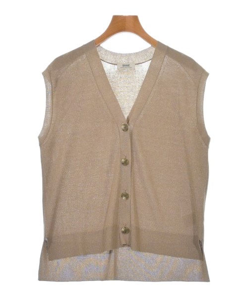 JOURNAL STANDARD L'ESSAGE ジャーナルスタンダードレサージュベスト レディース -(L位) ベージュ【中古】【古着】