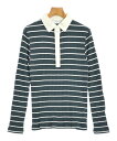 SLOBE IENA スローブイエナポロシャツ レディース -(XS位) 紺x白(ボーダー)【中古】【古着】