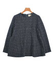 UNITED ARROWS ユナイテッドアローズブラウス レディース 38(M位) 黒x白(ツイード)【中古】【古着】