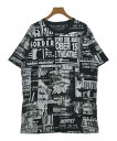 DIESEL ディーゼルTシャツ・カットソー レディース XL 黒xグレー(総柄)【中古】【古着】