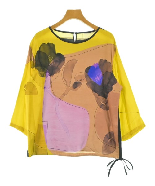 KAMISHIMA CHINAMI カミシマチナミブラウス レディース 38(M位) 黄x茶x紫等【中古】【古着】
