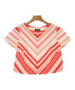 Sinequanone シネカノンTシャツ・カットソー レディース XS 白x赤xピンク(総柄)【中古】【古着】