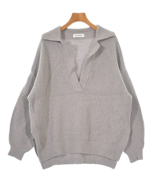 SACRA サクラニット・セーター レディース F ベージュ【中古】【古着】
