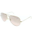 Ray-Ban レイバンサングラス メンズ - ゴールドx茶【中古】【...(4)