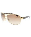 Ray-Ban レイバンサングラス レディース - ゴールドx茶系【中...(4)