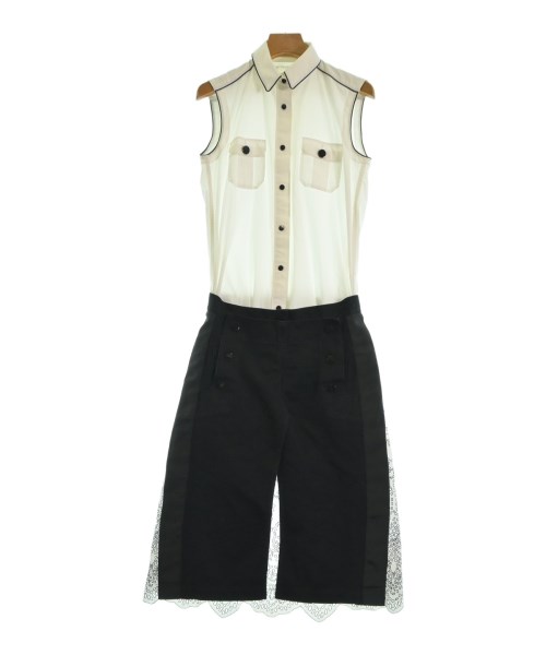 sacai サカイシャツワンピース レディース 1(S位) 白x黒【中古】【古着】