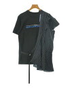 sacai サカイTシャツ・カットソー レディース 1(S位) 黒x紺(総柄)【中古】【古着】