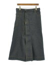 sacai サカイロング・マキシ丈スカート レディース 2(M位) 紺(デニム)【中古】【古着】