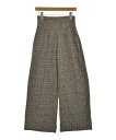 FREAK'S STORE フリークスストアパンツ(その他) レディース S 黒xベージュx赤(千鳥格子)【中古】【古着】(4)