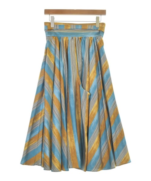 qualite カリテパンツ（その他） レディース 38(M位) 青x黄x黒(総柄)【中古】【古着】