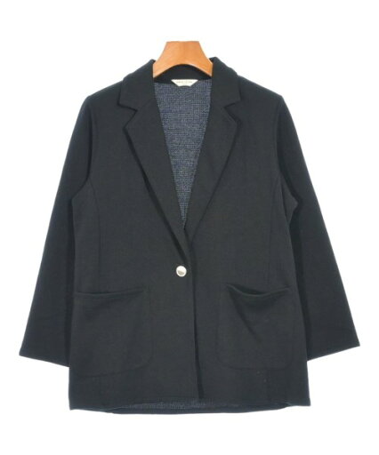 Demi-Luxe BEAMS デミルクスビームスカジュアルジャケット レディース 36(S位) 黒【中古】【古着】 Demi-Luxe BEAMS デミルクスビームスカジュアルジャケット レディース 36(S位) 黒【中古】【古着】