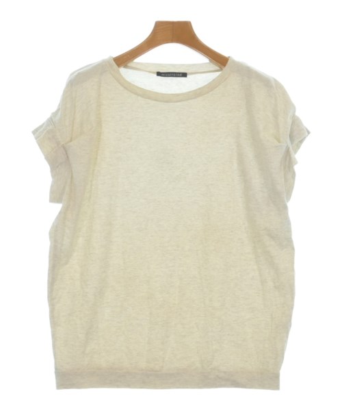 mizuiro ind ミズイロインドノースリーブ レディース F アイボリーxライトグレー(ミックス)【中古】【..