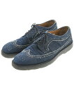 Paul Smith ポールスミスビジネス・ドレスシューズ メンズ EU41(26cm位) 青(デニム)【中古】【古着】