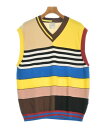 Paul Smith ポールスミスベスト メンズ F ベージュx青x黒等(総柄)【中古】【古着】
