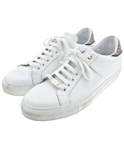 Paul Smith ポールスミススニーカー メンズ UK8(26.5cm位) 白【中古】【古着】 Paul Smith ポールスミススニーカー メンズ UK8(26.5cm位) 白【中古】【古着】