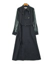 AKIRA NAKA アキラナカトレンチコート レディース 36(S位) 黒【中古】【古着】