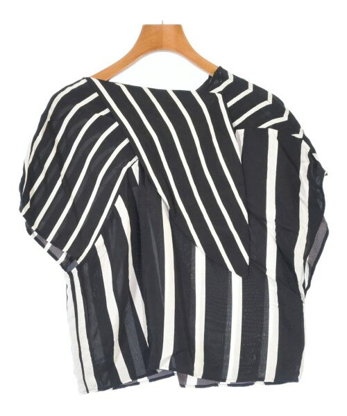 AKIRA NAKA アキラナカブラウス レディース 1(S位) 黒x白(ストライプ)【中古】【古着】