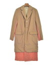 SueUNDERCOVER スーアンダーカバーチェスターコート レディース 1(S位) ベージュx赤系【中古】【古着】