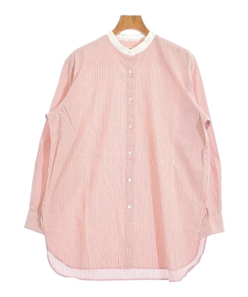 IENA イエナカジュアルシャツ レディース 38(M位) ピンクx紺(ストライプ)【中古】【古着】
