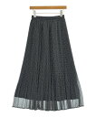 IENA イエナロング・マキシ丈スカート レディース 38(M位) 黒x白(ドット)【中古】【古着】