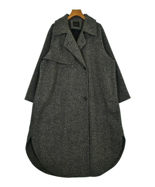 Spick and Span スピックアンドスパンステンカラーコート レディース 38(M位) グレー系(ヘリンボーン)【中古】【古着】