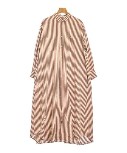 Spick and Span スピックアンドスパンシャツワンピース レディース F 赤xオフホワイト(ストライプ)【中古】【古着】 Spick and Span スピックアンドスパンシャツワンピース レディース F 赤xオフホワイト(ストライプ)【中古】【古着】