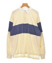 Americana アメリカーナポロシャツ レディース F アイボリーx紺(ボーダー)【中古】【古着】