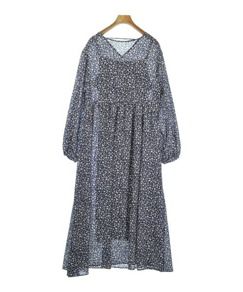 Mila Owen ミラオーウェンワンピース レディース 1(M位) 紺x白(花柄)【中古】【古着】 ragtag-17692862 RAGTAG(ブランド古着のラグタグ) サンプル画像2