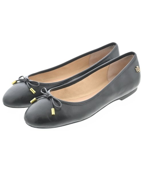 美品LAUREN RALPH LAUREN ブラックバレエシューズ LAUREN RALPH LAUREN R01H Jayna