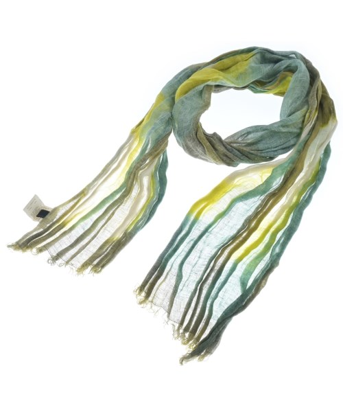 FRANCO FERRARI フランコフェラーリストール メンズ - 緑xカーキx黄等(総柄)【中古】【古着】