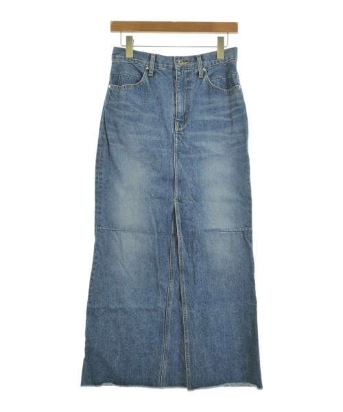 ASTRAET アストラットロング・マキシ丈スカート レディース 0(XS位) インディゴ(デニム)【中古】【古着】