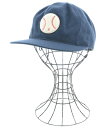 MAISON KITSUNE メゾンキツネキャップ メンズ 57-60cm 紺【中古】【古着】(4)