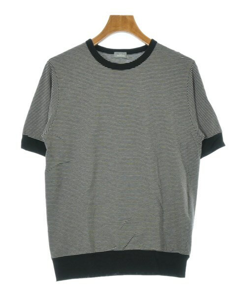 kolor/BEACON カラービーコンTシャツ・カットソー メンズ 2(M位) グレーx黒(ボーダー)【中古】【古着】