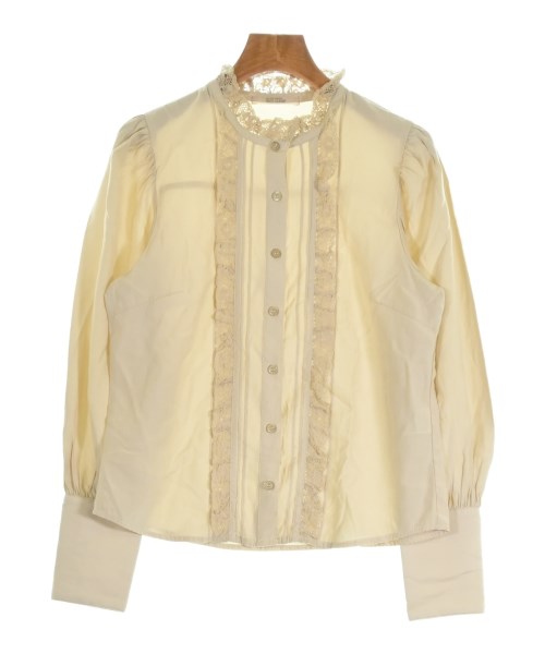 one after another NICE CLAUP ワンアフターアナザーナイスクラップブラウス レディース F ベージュ【中古】【古着】