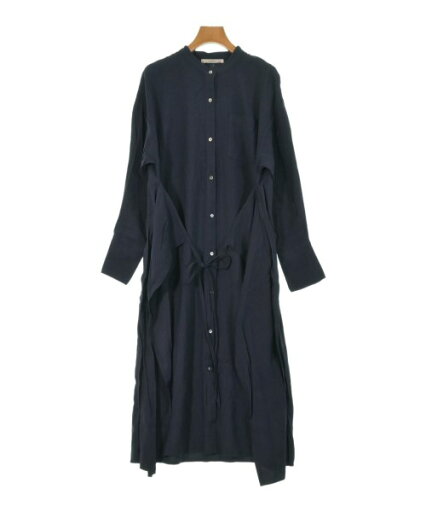 person&people パーソンアンドピープルシャツワンピース レディース F 紺【中古】【古着】 person&people パーソンアンドピープルシャツワンピース レディース F 紺【中古】【古着】