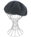 DECHO デコーハンチング・ベレー帽 メンズ - 黒【中古】【古着】