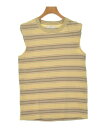 unfil アンフィルノースリーブ レディース 1(S位) 黄xカーキx白等(ボーダー)【中古】【古着】