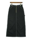 UNIVERSAL OVERALL ユニバーサルオーバーオールロング・マキシ丈スカート レディース 4(XL位) 黒【中古】【古着】