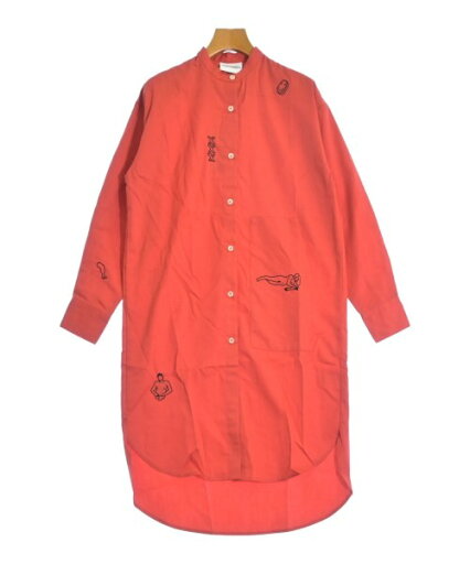 Carne Bollente カルネボレンテシャツワンピース レディース S 赤【中古】【古着】 Carne Bollente カルネボレンテシャツワンピース レディース S 赤【中古】【古着】